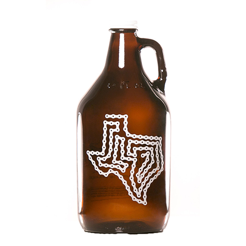 Texas Bike Chain Growler 64 oz