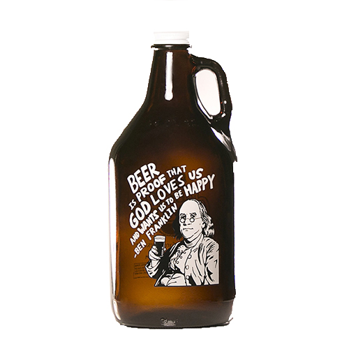 Franklin Quote Growler 64 oz