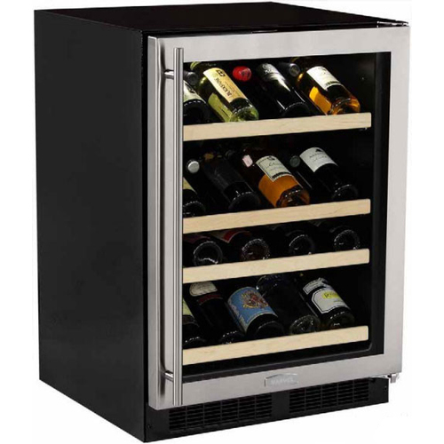 Marvel 24  Built-In Gallery Single Zone Wine Cellar-Left Hinge