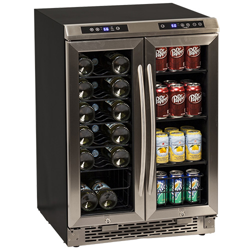 Avanti 19 Bottle French Door Wine and Beverage Cooler